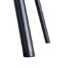 SILLA MARRÓN METAL / SIMIL PIEL 53 X 51,50 X 76 CM