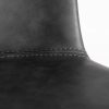 615517-08 TABURETE NEGRO METAL / SIMIL PIEL 44,50 X 48,50 X 93,50 CM