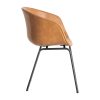 SILLA CAMEL METAL / SIMIL PIEL 59 X 50,50 X 81,50 CM