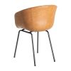 SILLA CAMEL METAL / SIMIL PIEL 59 X 50,50 X 81,50 CM