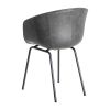 SILLA NEGRO METAL / SIMIL PIEL 59 X 50,50 X 81,50 CM