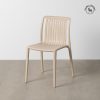 SILLA BEIGE POLIPROPILENO EXTERIOR 47 X 51 X 77,50 CM