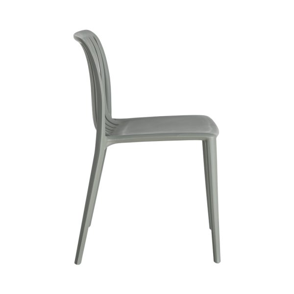 SILLA VERDE POLIPROPILENO EXTERIOR 47 X 51 X 77,50 CM
