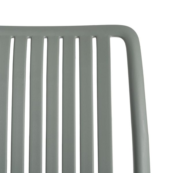 SILLA VERDE POLIPROPILENO EXTERIOR 47 X 51 X 77,50 CM