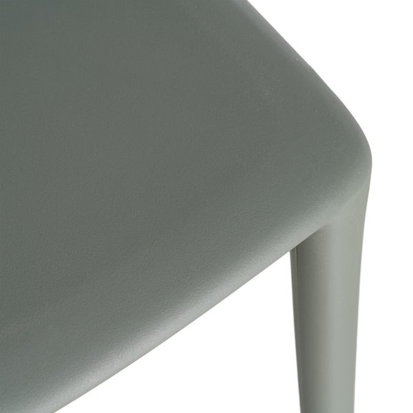 SILLA VERDE POLIPROPILENO EXTERIOR 47 X 51 X 77,50 CM
