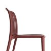 SILLA GRANATE POLIPROPILENO EXTERIOR 47 X 51 X 77,50 CM