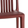SILLA GRANATE POLIPROPILENO EXTERIOR 47 X 51 X 77,50 CM