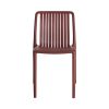 SILLA GRANATE POLIPROPILENO EXTERIOR 47 X 51 X 77,50 CM