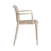 SILLA BEIGE POLIPROPILENO EXTERIOR 53 X 50 X 77,50 CM
