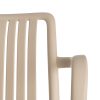SILLA BEIGE POLIPROPILENO EXTERIOR 53 X 50 X 77,50 CM