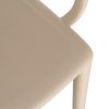 SILLA BEIGE POLIPROPILENO EXTERIOR 53 X 50 X 77,50 CM