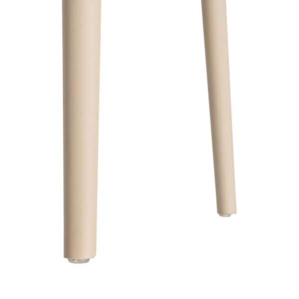 SILLA BEIGE POLIPROPILENO EXTERIOR 53 X 50 X 77,50 CM
