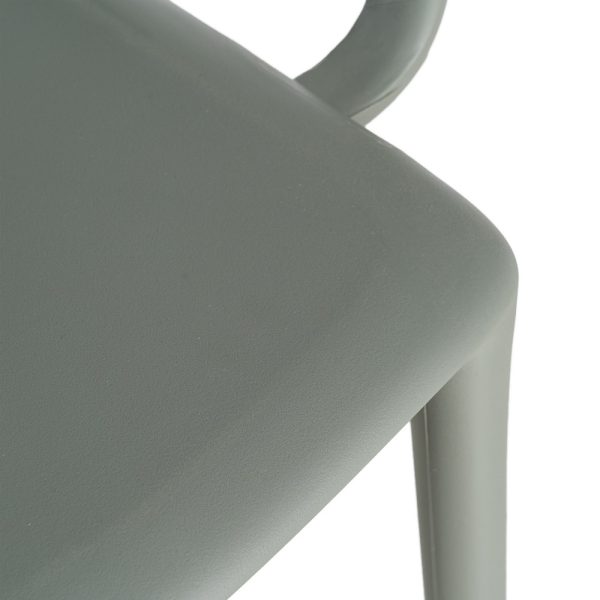SILLA VERDE POLIPROPILENO EXTERIOR 53 X 50 X 77,50 CM