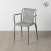 SILLA VERDE POLIPROPILENO EXTERIOR 53 X 50 X 77,50 CM