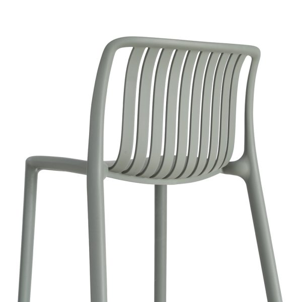 TABURETE VERDE POLIPROPILENO EXTERIOR 52 X 55 X 100 CM