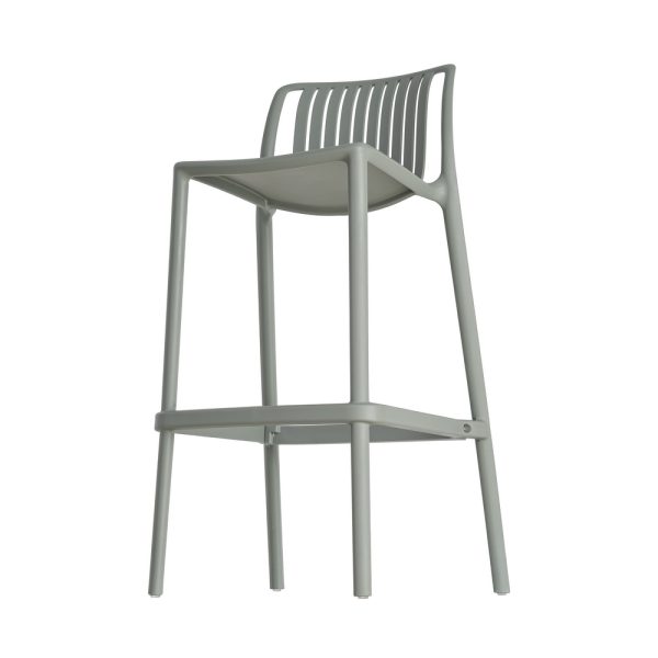 TABURETE VERDE POLIPROPILENO EXTERIOR 52 X 55 X 100 CM