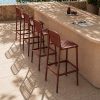TABURETE GRANATE POLIPROPILENO EXTERIOR 52 X 55 X 100 CM