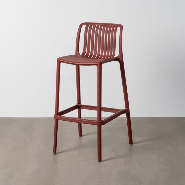 TABURETE GRANATE POLIPROPILENO EXTERIOR 52 X 55 X 100 CM