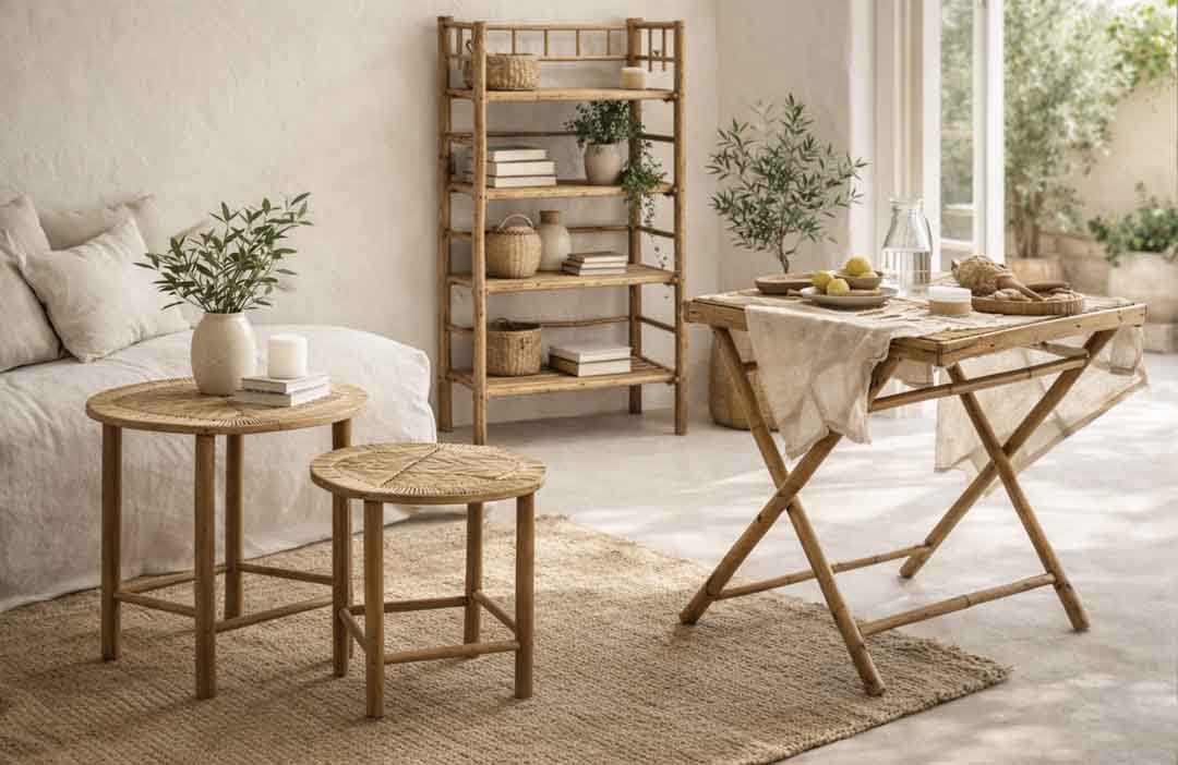 ESTANTERÍA NATURAL BAMBÚ 61 X 34 X 104 CM