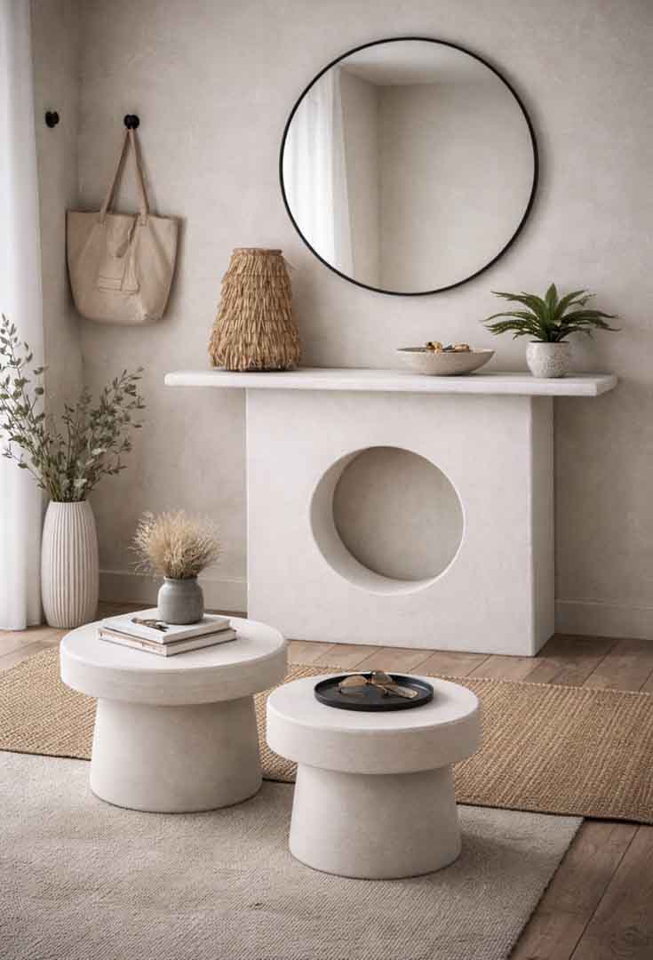 CONSOLA BLANCO DM 120 X 40 X 80 CM