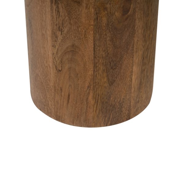 MESA CENTRO BLANCO-NATURAL MÁRMOL/MADERA 135 X 80 X 35 CM