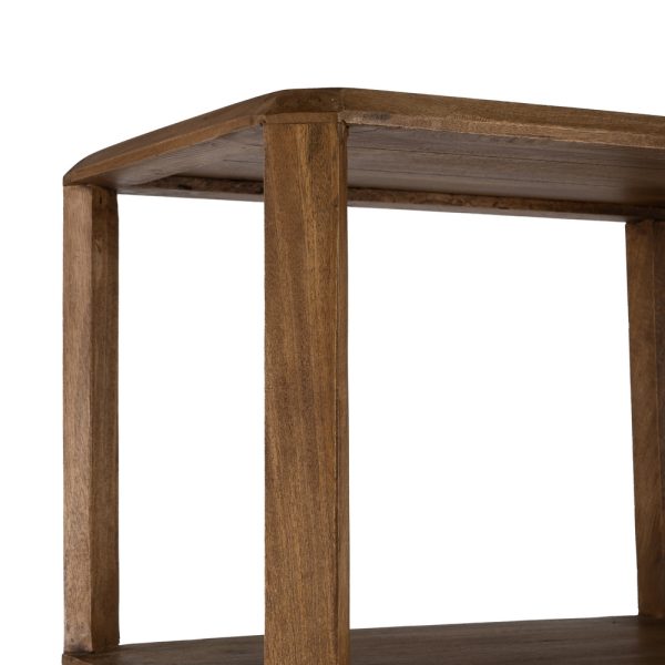 ESTANTERÍA MARRÓN MADERA DE MANGO SALÓN 115 X 42 X 195 CM