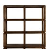 ESTANTERÍA MARRÓN MADERA DE MANGO SALÓN 115 X 42 X 195 CM