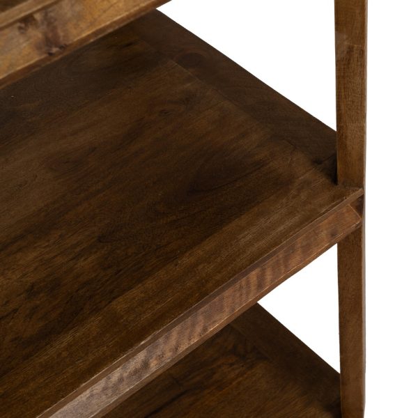 ESTANTERÍA MARRÓN MADERA DE MANGO SALÓN 115 X 42 X 195 CM