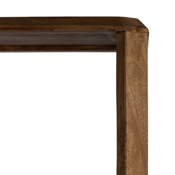 ESTANTERÍA MARRÓN MADERA DE MANGO SALÓN 115 X 42 X 195 CM
