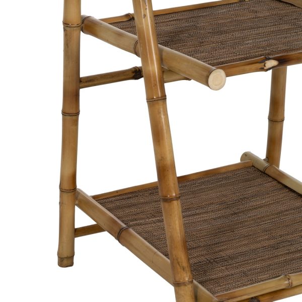 ESTANTERÍA NATURAL BAMBÚ DECORACIÓN 48 X 45 X 100 CM