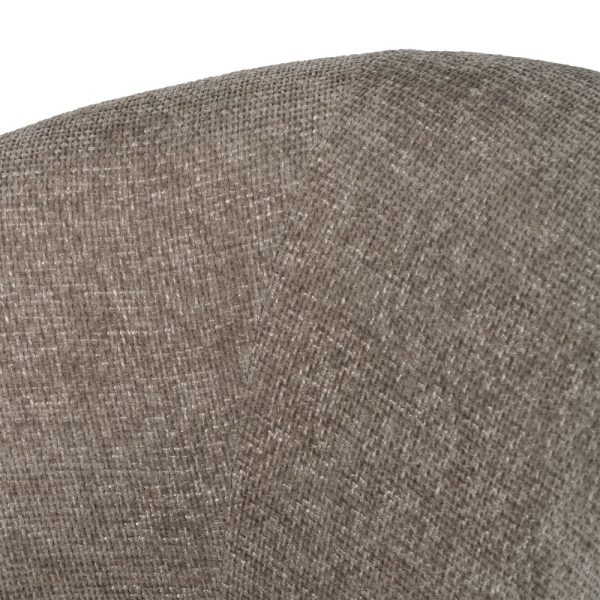 SILLÓN BEIGE TEJIDO-METAL SALÓN 84 X 84 X 70 CM