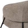 SILLÓN BEIGE TEJIDO-METAL SALÓN 84 X 84 X 70 CM