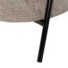 SILLÓN BEIGE TEJIDO-METAL SALÓN 84 X 84 X 70 CM