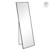 ESPEJO NEGRO ALUMINIO-CRISTAL 50 X 2,50 X 160 CM