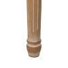 BANQUETA NATURAL-BEIGE TEJIDO-MADERA 65 X 41 X 48 CM