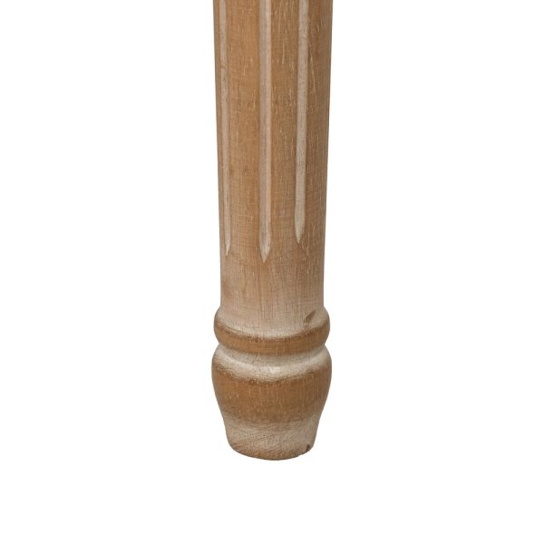 BANQUETA NATURAL-BEIGE TEJIDO-MADERA 65 X 41 X 48 CM