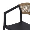 614705-05 SILLA APILABLE ANTRACITA POLIPROPILENO 56 X 54 X 75,50 CM