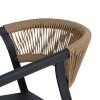 614705-06 SILLA APILABLE ANTRACITA POLIPROPILENO 56 X 54 X 75,50 CM
