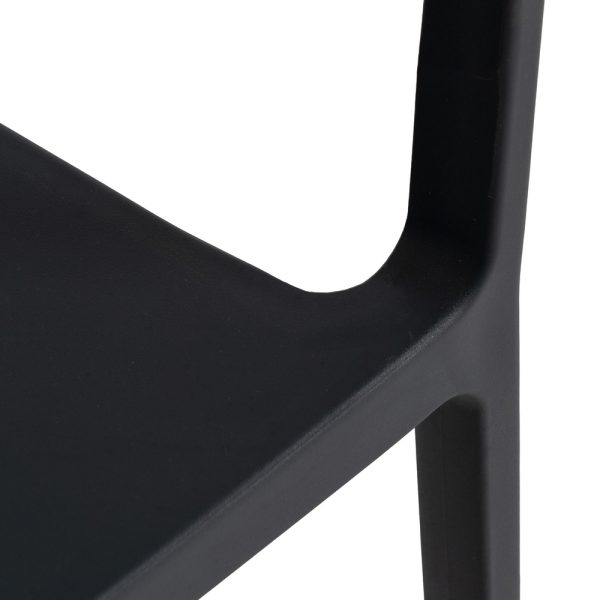614705-07 SILLA APILABLE ANTRACITA POLIPROPILENO 56 X 54 X 75,50 CM