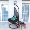 SILLA LÁGRIMA DIDO CON MÁSTIL NEGRO 104 X 104 X 192 CM