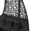 SILLA LÁGRIMA DIDO CON MÁSTIL NEGRO 104 X 104 X 192 CM