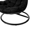 SILLA LÁGRIMA DIDO CON MÁSTIL NEGRO 104 X 104 X 192 CM