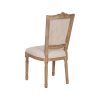 611290-03 SILLA NATURAL-BLANCO MADERA-RATÁN SALÓN 44 X 48 X 98 CM