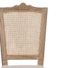 611290-04 SILLA NATURAL-BLANCO MADERA-RATÁN SALÓN 44 X 48 X 98 CM