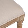 611290-07 SILLA NATURAL-BLANCO MADERA-RATÁN SALÓN 44 X 48 X 98 CM