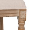 611290-08 SILLA NATURAL-BLANCO MADERA-RATÁN SALÓN 44 X 48 X 98 CM