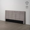 CABECERO GRIS TEJIDO DORMITORIO 190 X 8 X 100 CM