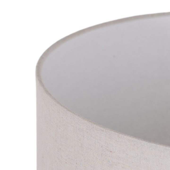 LÁMPARA MESA BLANCO CERÁMICA ILUMINACIÓN 38 X 38 X 67 CM