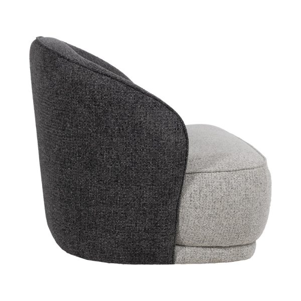 SILLÓN BICOLOR TEJIDO SALÓN 78 X 81 X 74 CM
