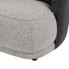 SILLÓN BICOLOR TEJIDO SALÓN 78 X 81 X 74 CM